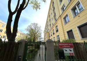 Wejście do przedszkola.